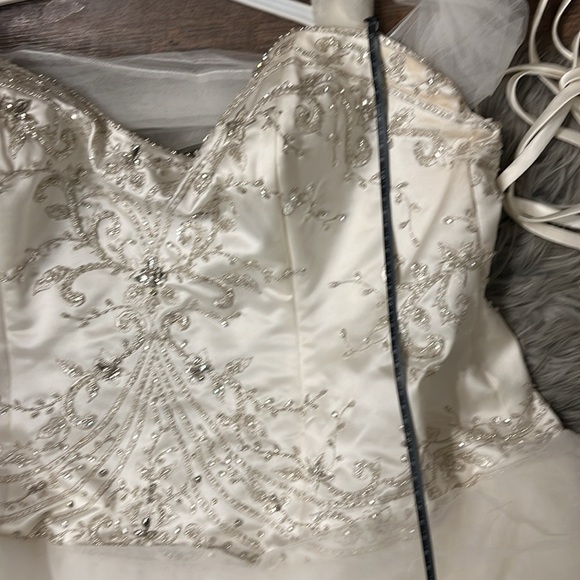 Princess Wedding Dress with Corset backing - Picture 14 of 17